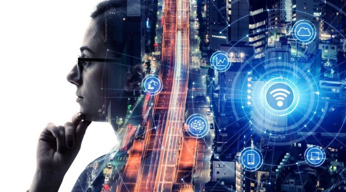 Communication,Network,Concept.,Ai,(artificial,Intelligence). Positive Impact Of Artificial Intelligence On Leadership